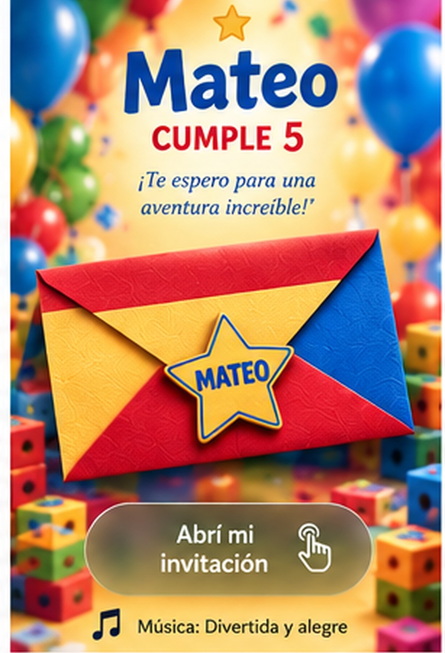 Abrí tu invitación